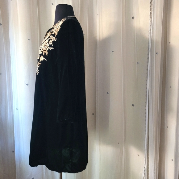 🍒NWOT🍒 JOHNNY WAS OLENNA VELVET TUNIC - Picture 5 of 7